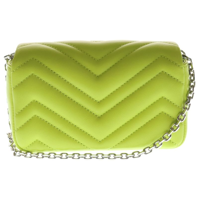 Gucci GG Marmont Quilting Chain Mini Bag Quilted Yellow