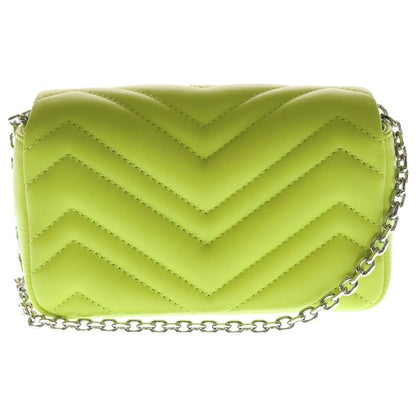 Gucci GG Marmont Quilting Chain Mini Bag Quilted Yellow