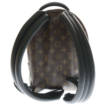 Louis Vuitton Monogram Palm Spring Backpack Brown Black Leather Gold