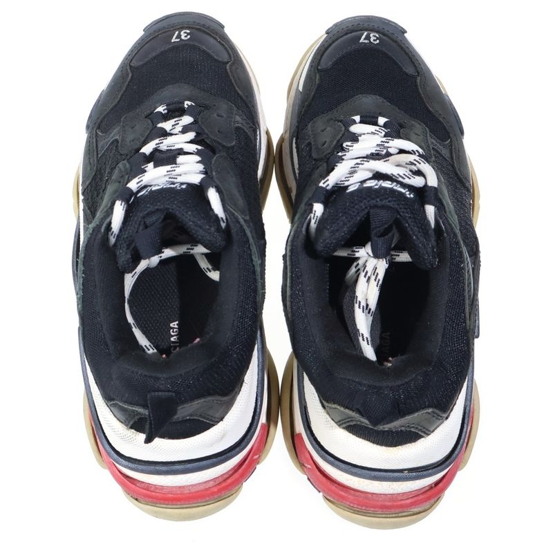 Balenciaga Triple S Low Cut Sneakers Black
