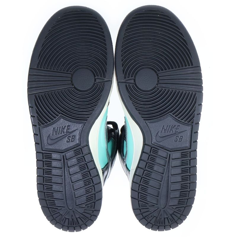 Tiffany & Co Nike SB Diamond Supply Dunk High Cut Sneakers
