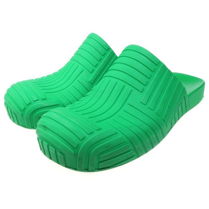 Bottega Veneta Slider Clog Rubber Slip on Sandals Green