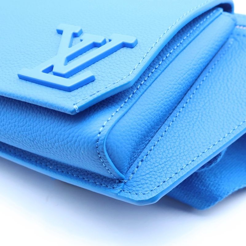 Louis Vuitton LV Aerogram Takeoff Sling Bag Light Blue