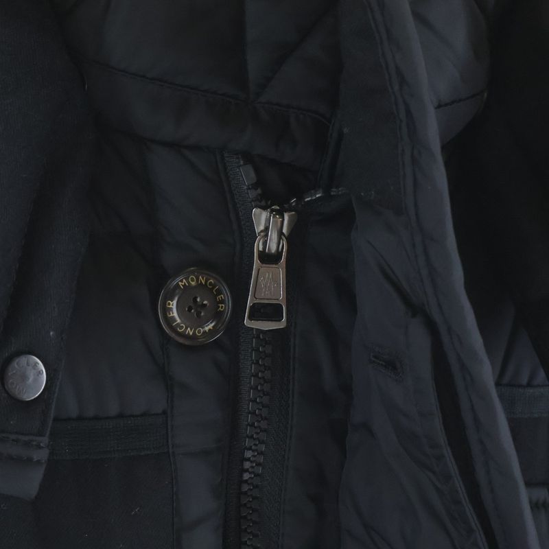 Moncler Ryan Switchable Hooded Down Jacket Black