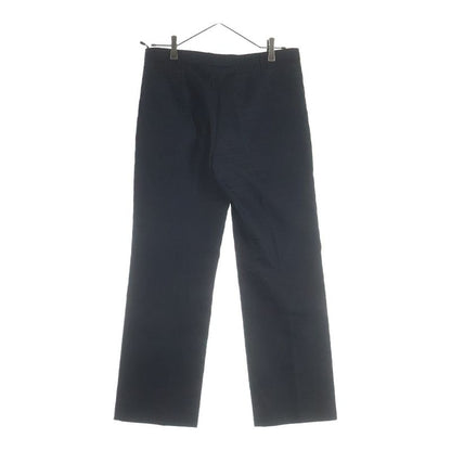 Fendi Zucca Pattern Long Pants Trousers Polyester Cotton Black