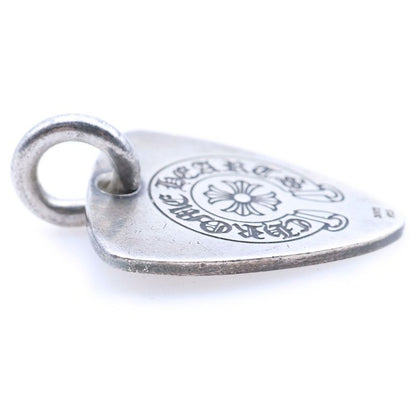 Chrome Hearts Guitar Pick Pendant Top Silver