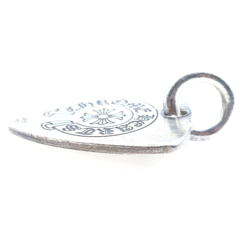 Chrome Hearts Guitar Pick Pendant Top Silver