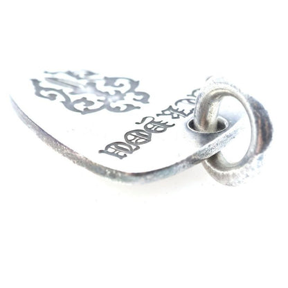 Chrome Hearts Guitar Pick Pendant Top Silver
