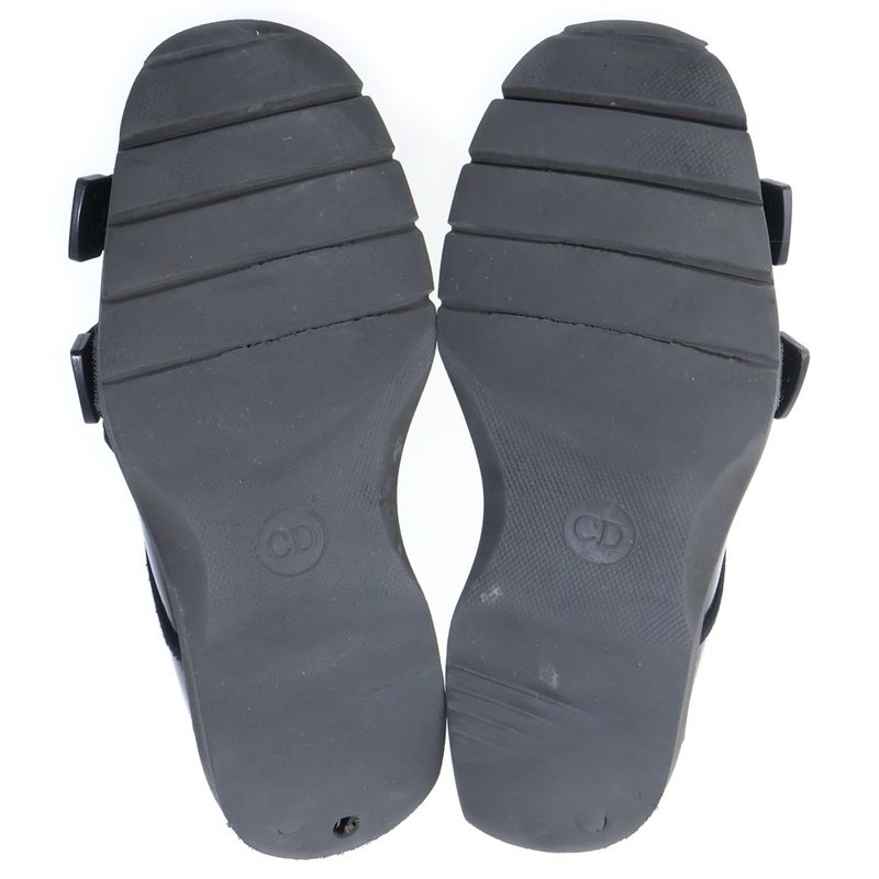 Dior Newwave Double Strap Low Cut Sneakers Shoes Black
