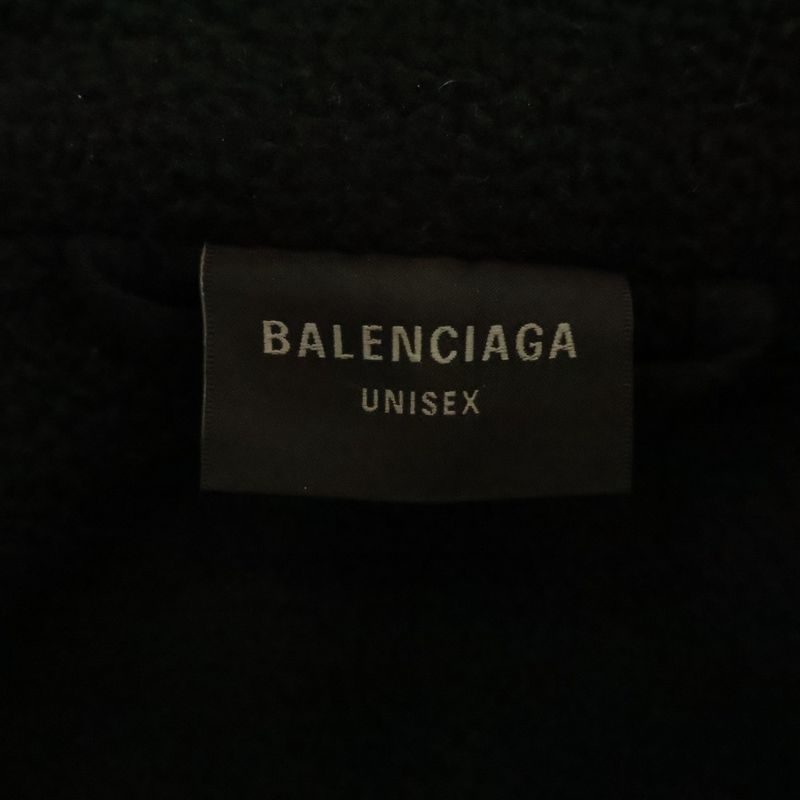 Balenciaga Oversized Logo Embroidered Fleece Jacket Campaign