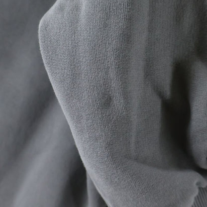 Balenciaga Human Being Round Zip Up Hoodie Front Logo Gray