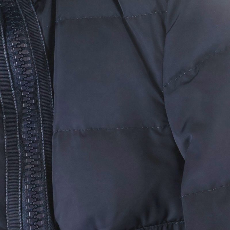 Moncler Gerboise Zip Up Down Coat Navy
