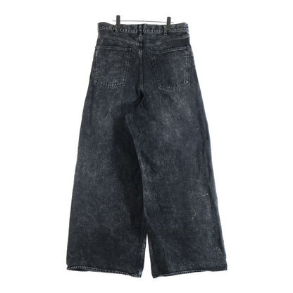 Celine Elephant Jeans Wide Baggy Denim Pants Gray