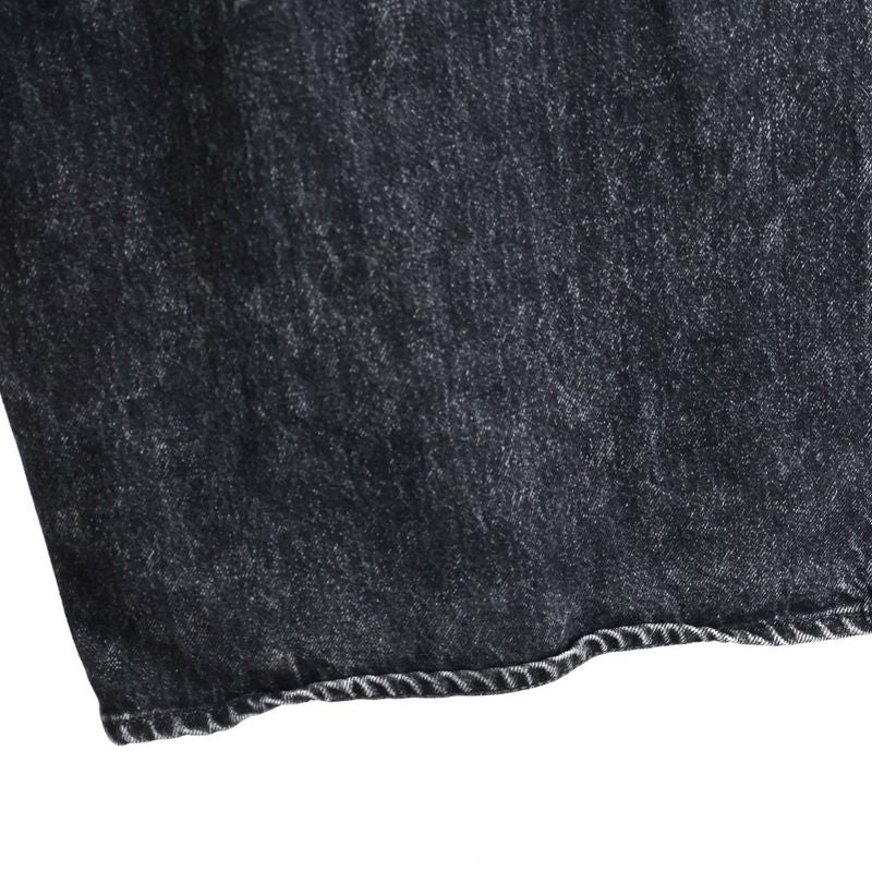 Celine Elephant Jeans Wide Baggy Denim Pants Gray