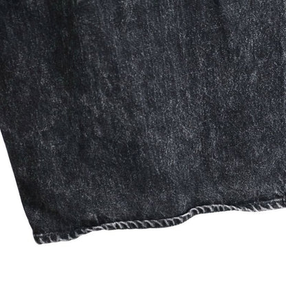Celine Elephant Jeans Wide Baggy Denim Pants Gray