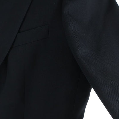 Celine Wool Gabardine Classic Single Tailored Jacket Black