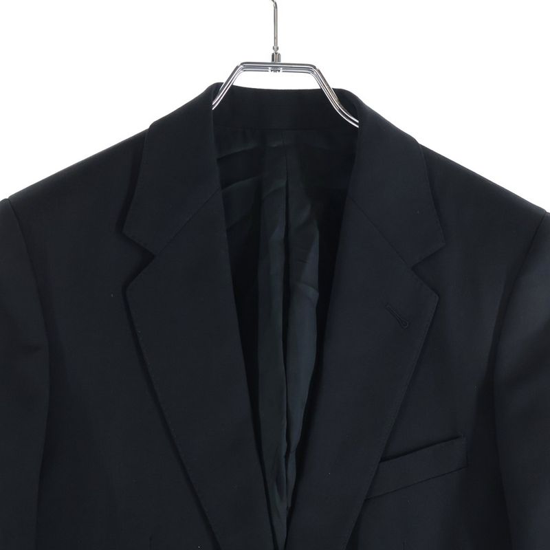 Celine Wool Gabardine Classic Single Tailored Jacket Black