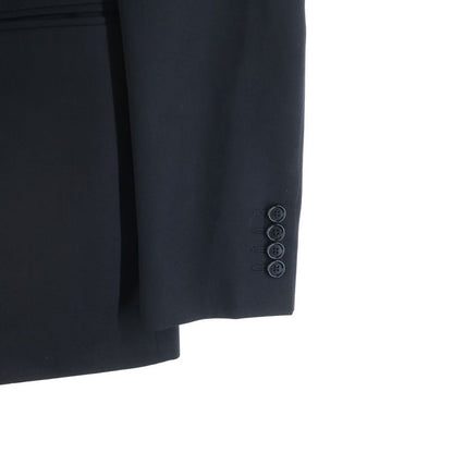 Celine Wool Gabardine Classic Single Tailored Jacket Black