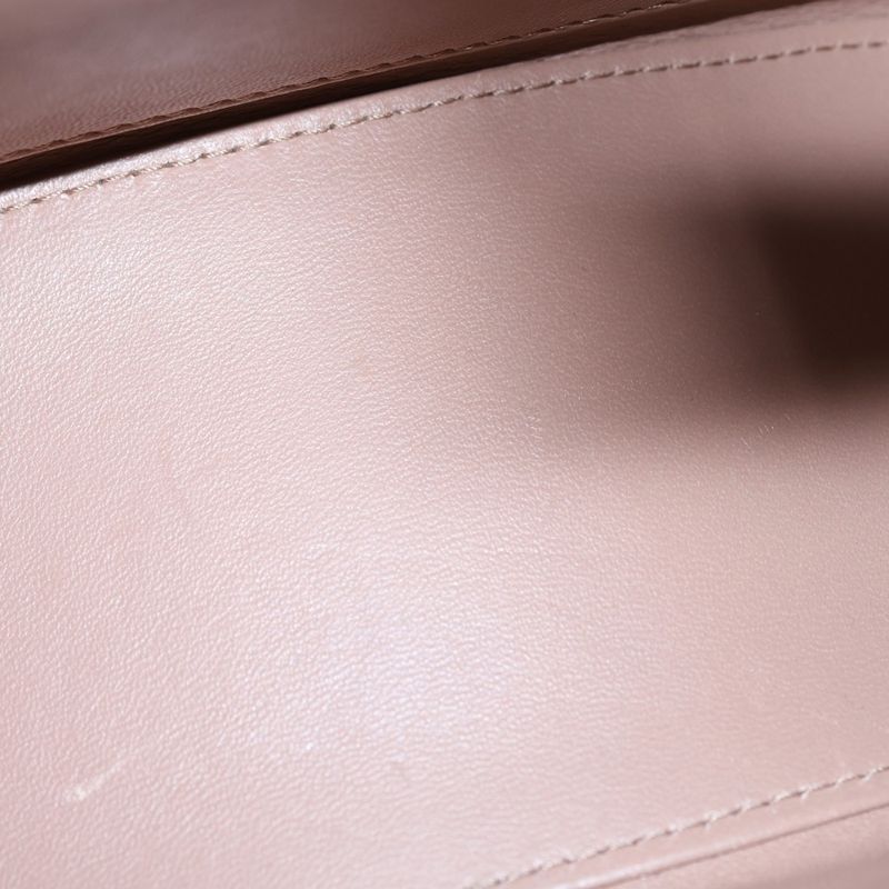 Balenciaga Hourglass 2-Way Shoulder Bag Pink Beige Leather