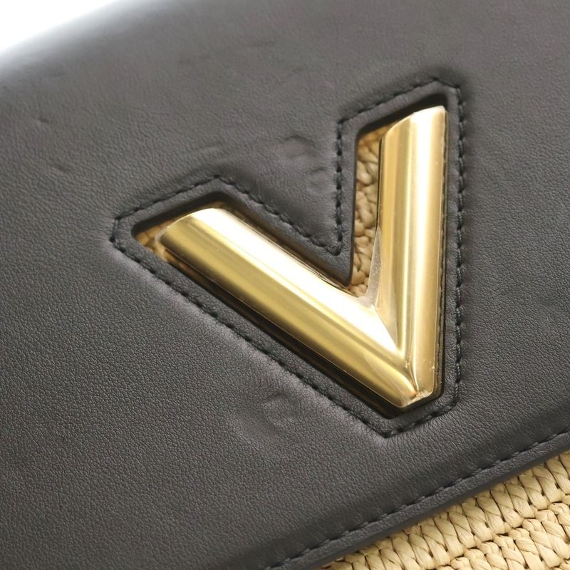 Louis Vuitton Twist MM 2-Way Shoulder Bag Black