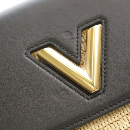 Louis Vuitton Twist MM 2-Way Shoulder Bag Black