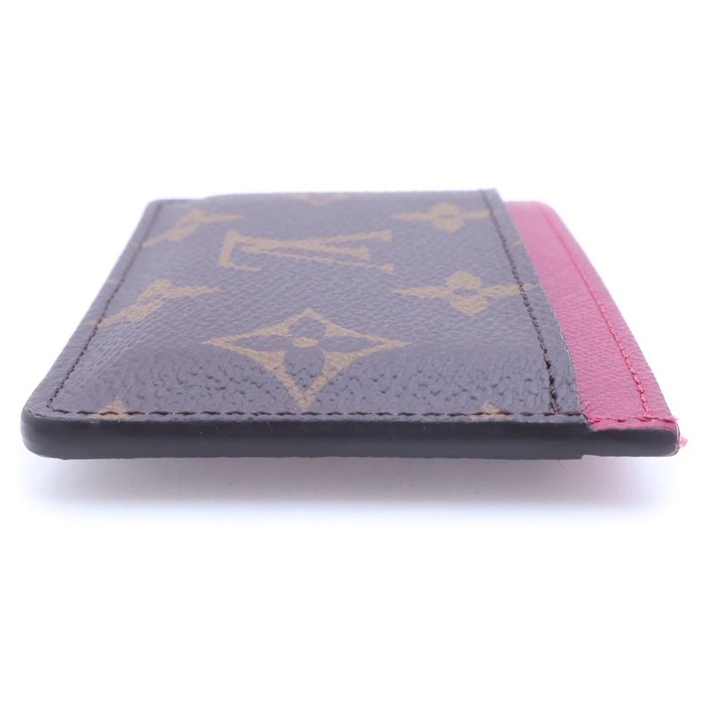 Louis Vuitton Card Holder Sample Monogram Case Brown