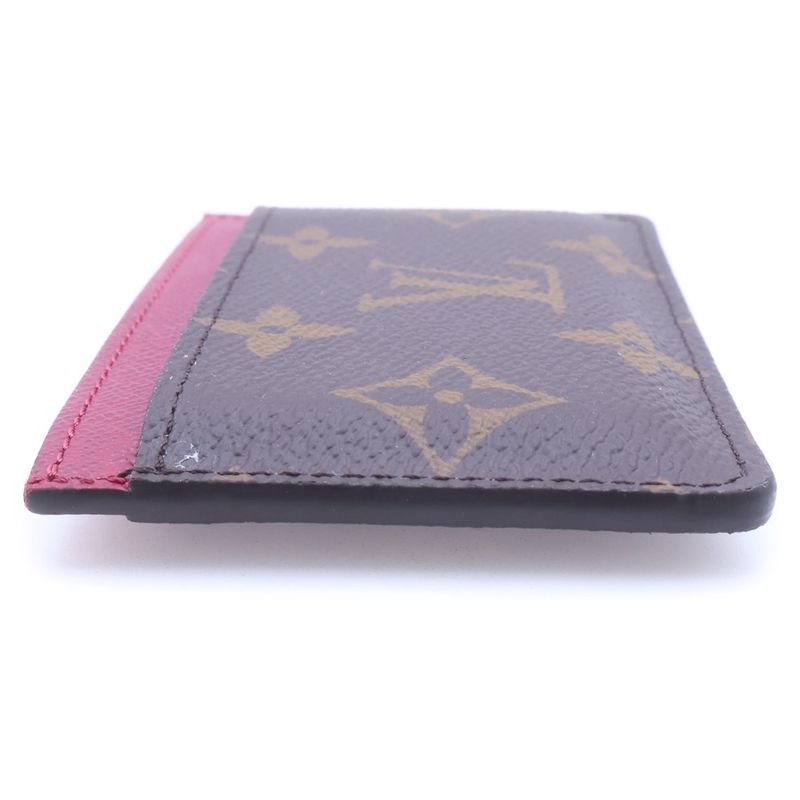 Louis Vuitton Card Holder Sample Monogram Case Brown