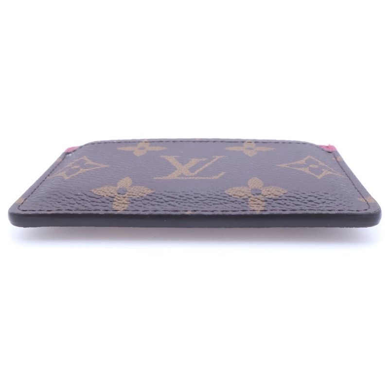 Louis Vuitton Card Holder Sample Monogram Case Brown