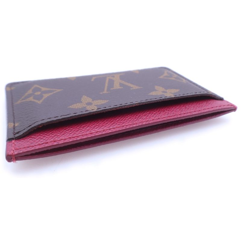 Louis Vuitton Card Holder Sample Monogram Case Brown