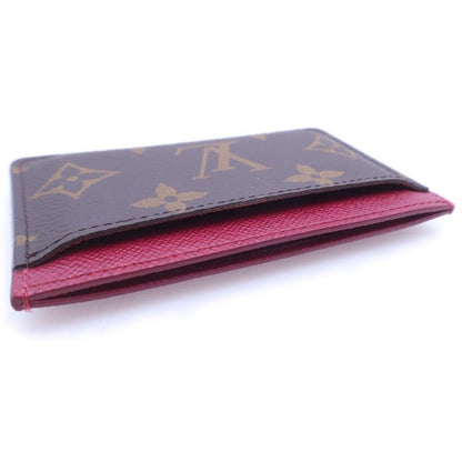 Louis Vuitton Card Holder Sample Monogram Case Brown