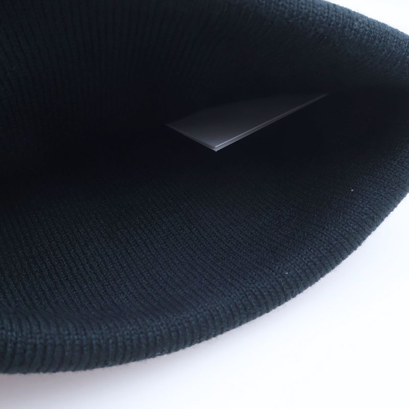 Chrome Hearts Wool Watch Cap Chomper Embroidered Beanie Hat Black