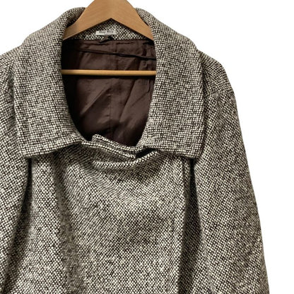 Miu Miu Tweed Jacket Coat 42 Brown White