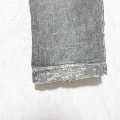Dolce & Gabbana Painted Crushed Jeans Denim Pants Gray