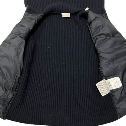 Moncler Knit Combination Down Jacket XS Navy