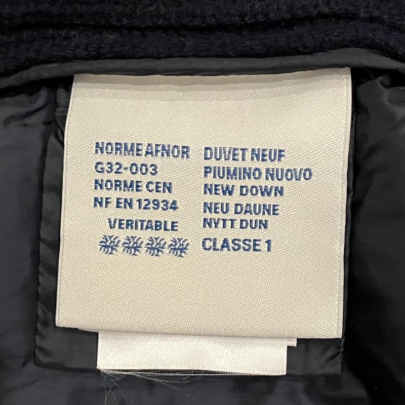 Moncler Knit Combination Down Jacket XS Navy