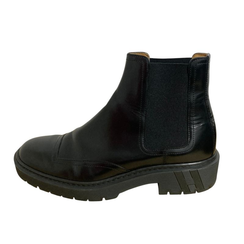 Hermes Guard Side Gore Chelsea Boots 39 Black