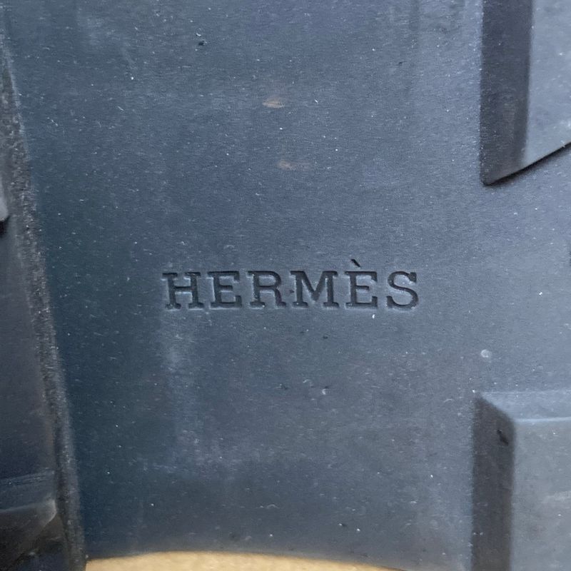 Hermes Guard Side Gore Chelsea Boots 39 Black