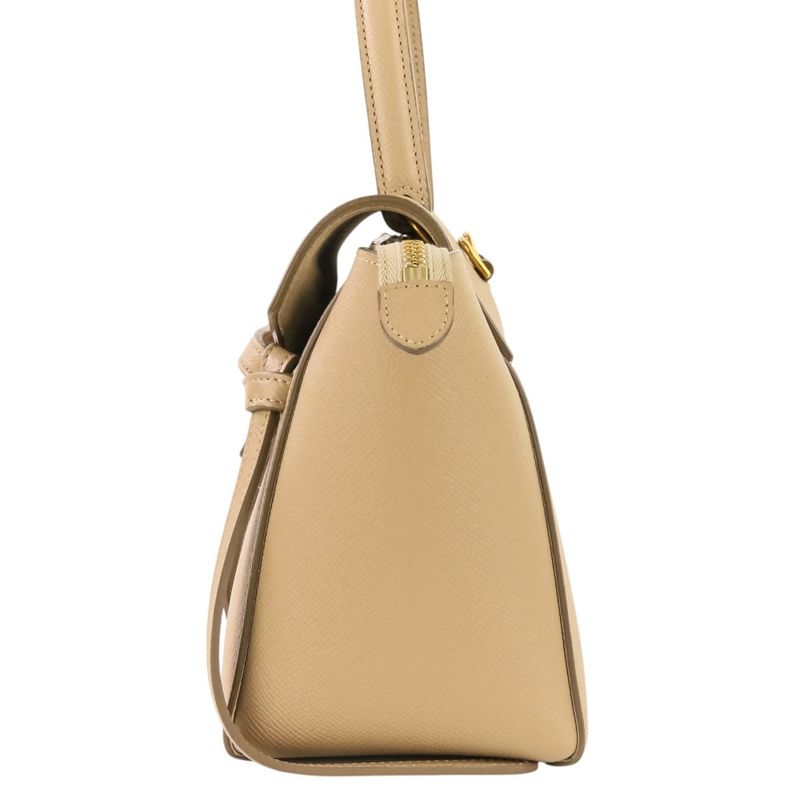 Celine Belt Bag Nano 2-Way Grain Calfskin Beige