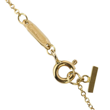 Tiffany & Co T Smile Small Necklace 750 18k Yellow Gold