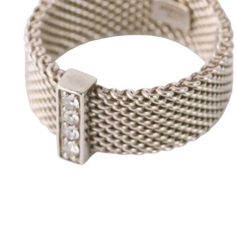 Tiffany & Co Diamond Somerset Ring Silver