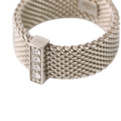 Tiffany & Co Diamond Somerset Ring Silver