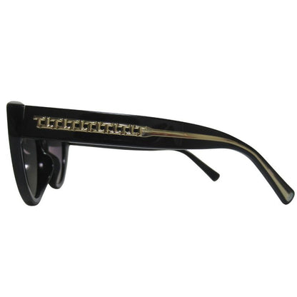 Tiffany & Co Low Bridge Fit Gray Gradient Lens Wellington Sunglasses 54 Black