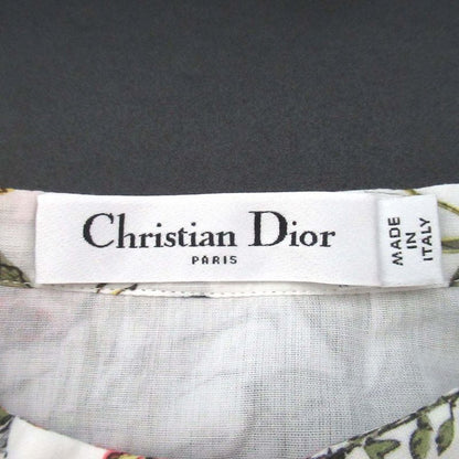 Dior Mexico Millefio Rimochi Bee Embroidery Flower Print Pullover Blouse White