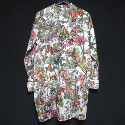 Dior Mexico Millefio Rimochi Bee Embroidery Flower Print Pullover Blouse White