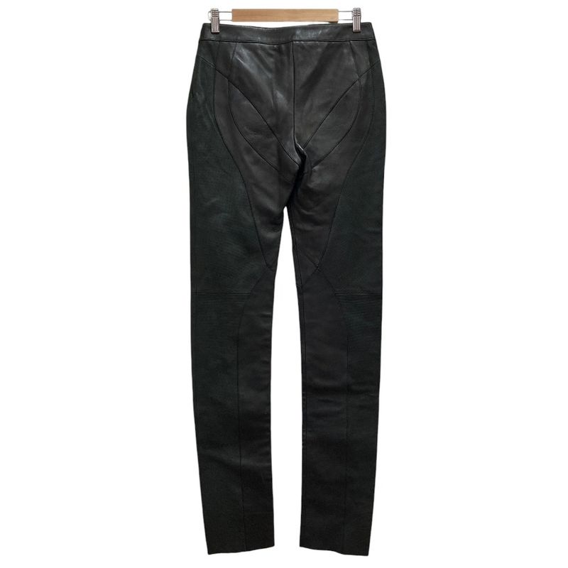 Loewe Perforated Leather Skinny Pants Black