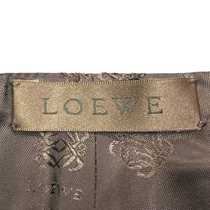 Loewe Perforated Leather Skinny Pants Black