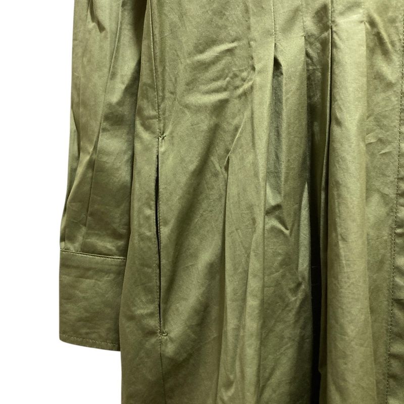 Max Mara Maxmara Studio Pure Cotton Long Shirt Dress Khaki