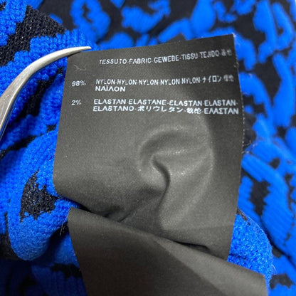Balenciaga Alexander Wang Era Jacquard Short Sweater 36 Black Blue