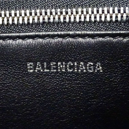 Balenciaga Shoulder Bag Everyday 2-Way Faux Fur Black Logo