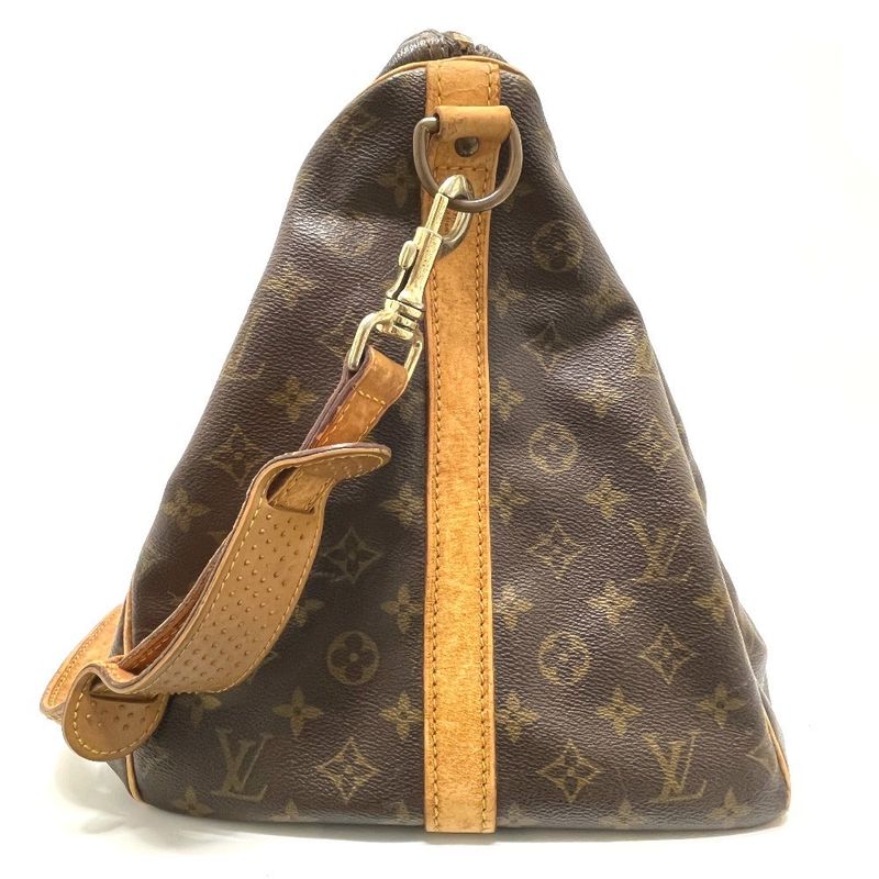 Louis Vuitton Boston Bag Keepall Bandouliere 55 Monogram Canvas Brown